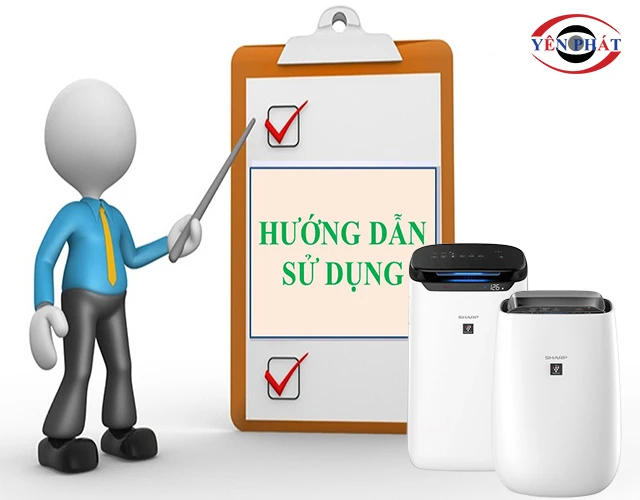 đọc hướng dẫn sử dụng của máy lọc không khí Sharp