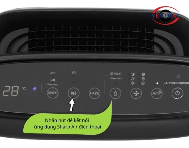 Hướng dẫn kết nối máy với ứng dụng Sharp Air trên điện thoại