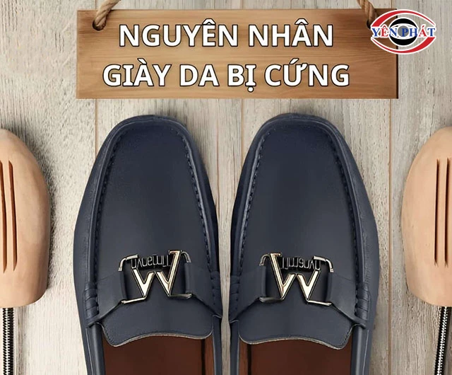 Nguyên nhân khiến giày da bị cứng