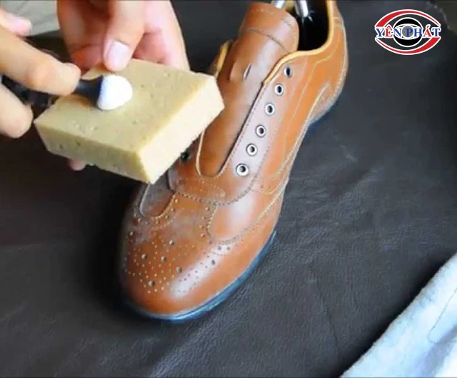 xử lý giày da bị mốc