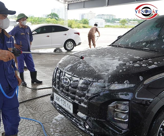 bột rửa xe không chạm an toàn cho người dùng