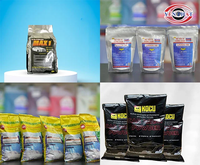 các thương hiệu bột rửa xe không chạm