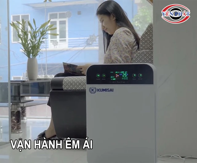 máy lọc không khí Kumisai KMS-D40 vận hành êm ái