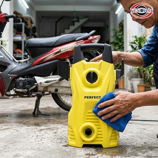 vệ sinh máy rửa xe Perfect