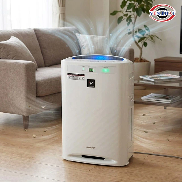 vận hành máy lọc không khí Sharp 7000
