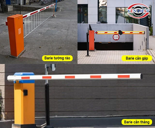 các loại barie bãi đỗ xe