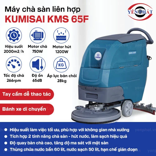 Máy chà sàn liên hợp Kumisai KMS 65F 2