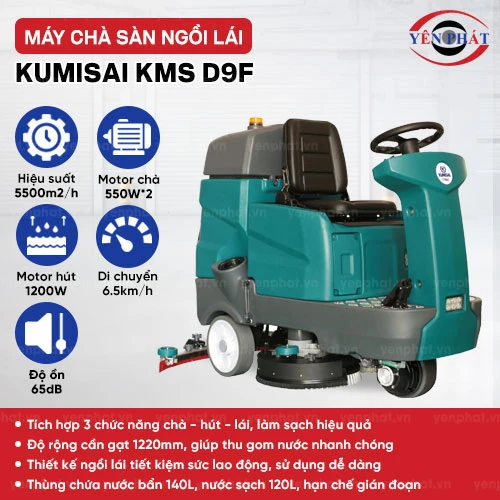 Máy chà sàn ngồi lái Kumisai KMS D9F 2