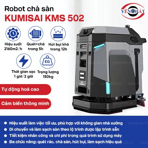 Robot chà sàn Kumisai KMS 502 2