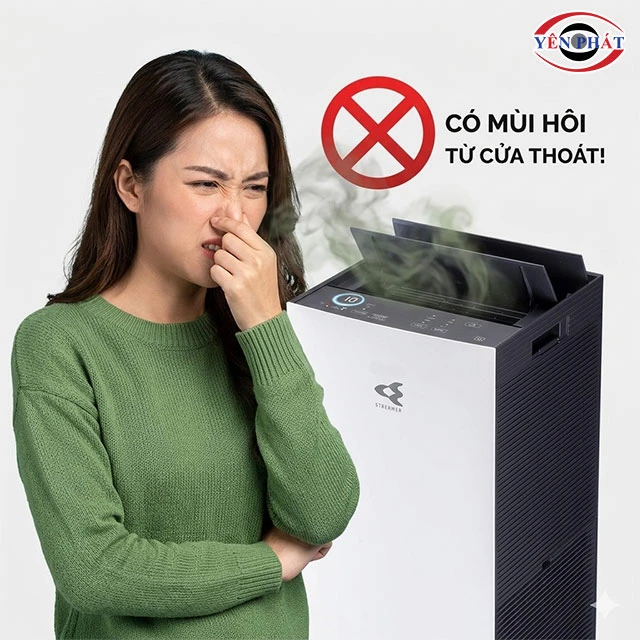 máy lọc không khí Daikin có mùi hôi