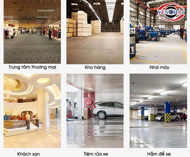 Ứng dụng máy chà sàn ngồi lái Kumisai KMS D8F