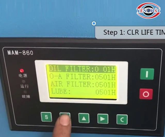 Màn hình máy nén khí 55kW