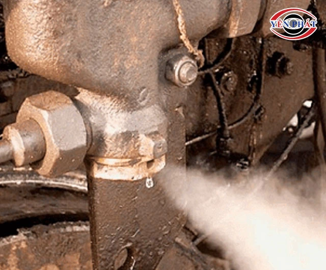 Áp suất đầu ra giảm bất thường hoặc không ổn định