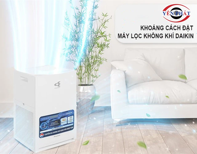 vị trí đặt máy lọc không khí Daikin