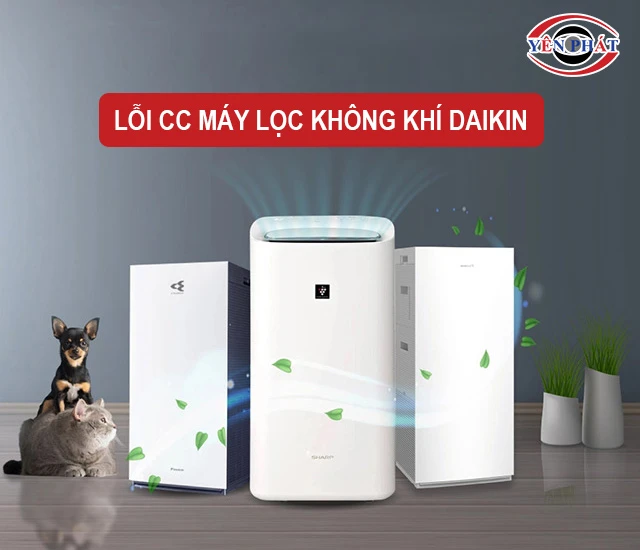 Lỗi CC máy lọc không khí Daikin