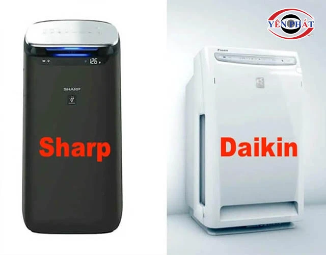 So sánh máy lọc không khí Daikin và Sharp chi tiết từ A-Z