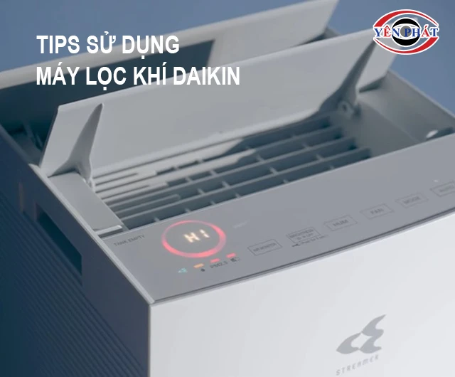 tips sử dụng máy lọc khí Daikin