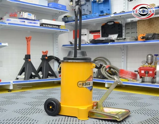 bảo quản máy bơm mỡ bằng chân