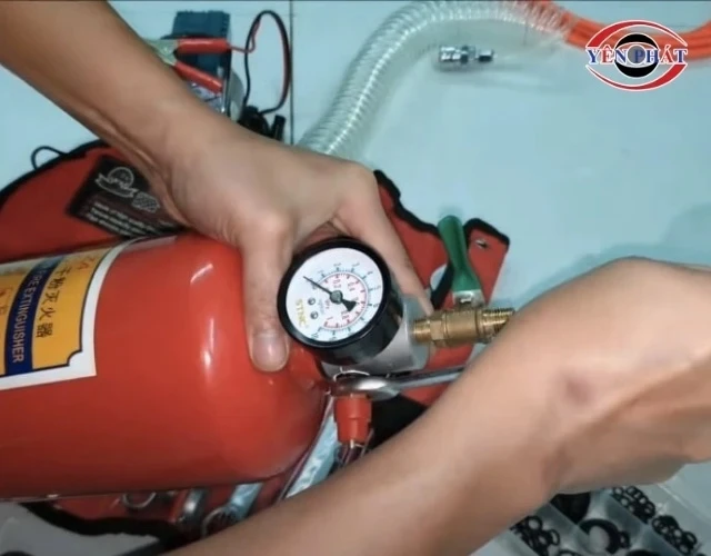 Kiểm soát áp suất và thời gian hoạt động