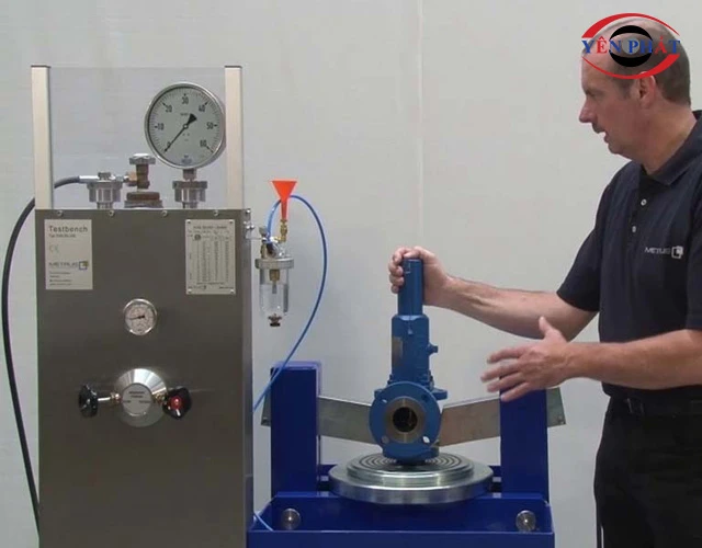 Kiểm tra van an toàn sau khi điều chỉnh