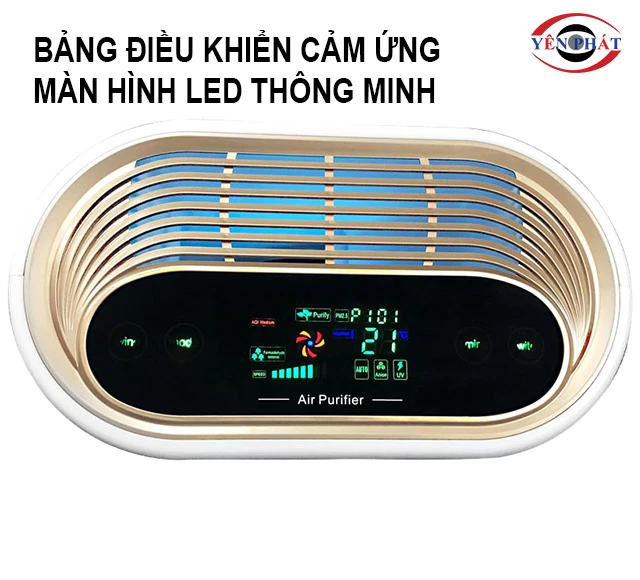 bảng điều khiển của máy lọc không khí Kumisai KMS-D57