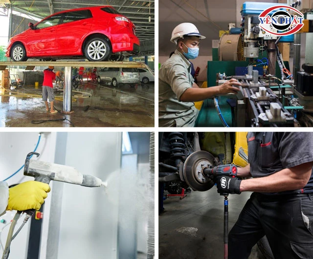 Ứng dụng máy nén khí trục vít Pegasus TMP-10A