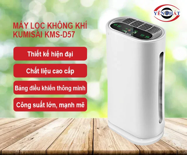 ưu điểm của máy lọc không khí Kumisai KMS-D57