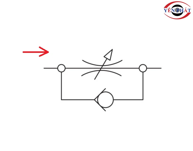 ký hiệu van khí nén 1 chiều