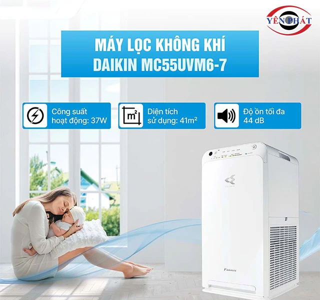 Máy lọc không khí Daikin MC55UVM6