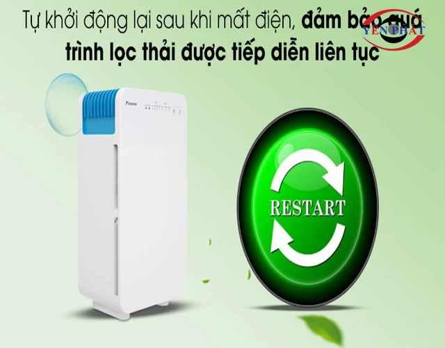 Tính năng tự khởi động lại khi mất điện