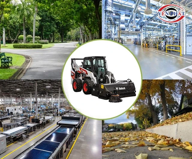 ứng dụng của xe quét rác Bobcat