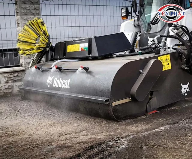 sử dụng xe quét rác Bobcat