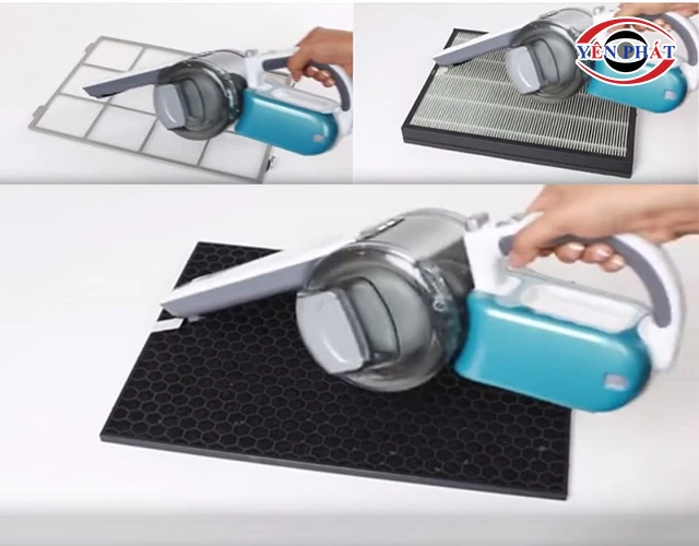 Vệ sinh bộ lọc hepa máy lọc không khí Sharp