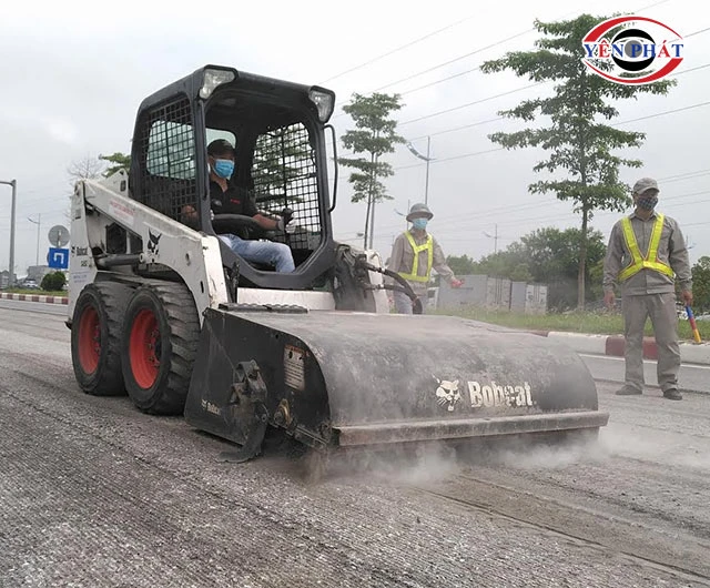xe quét rác Bobcat hiệu suất làm sạch cao