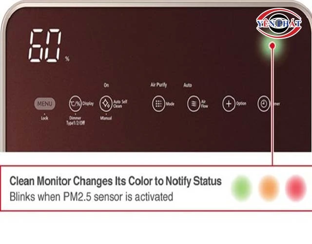 Máy lọc khí Hitachi EP-L110E cảm biến bụi mụn