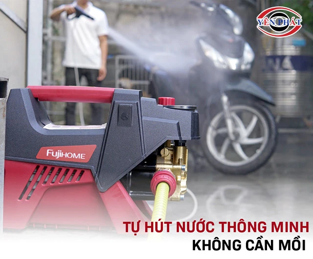 máy rửa xe không chổi than tự hút nước tốt