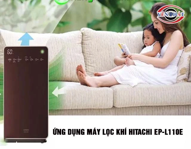 ứng dụng Máy lọc khí Hitachi EP-L110E