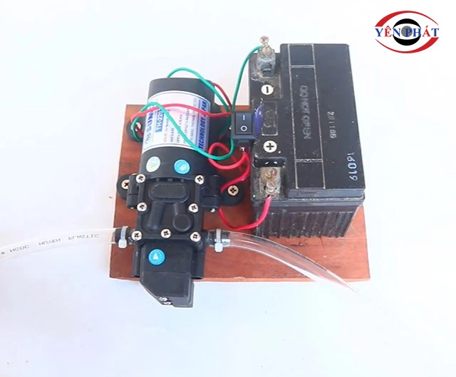 tự chế máy rửa xe tại nhà