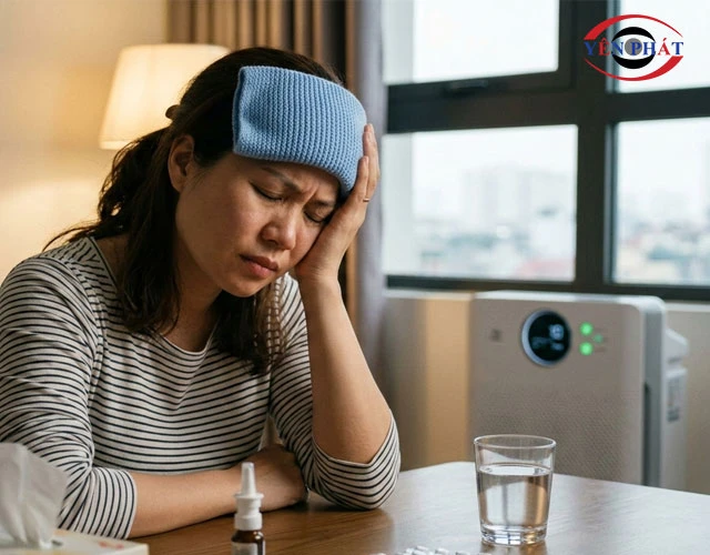 Người mắc bệnh hô hấp, hen suyễn và dị ứng