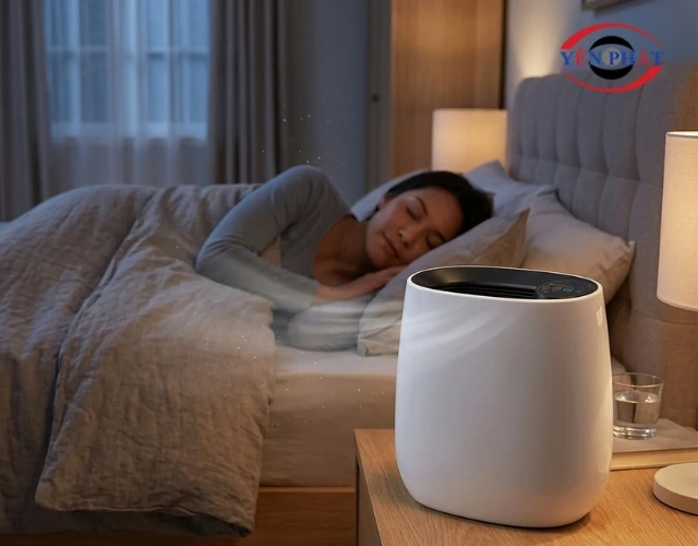 Sharp FP-J30E-B tích hợp chế độ hẹn giờ thông minh giúp bạn an tâm ngủ ngon