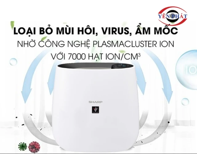 Công nghệ độc quyền của Sharp FP-J30E-B giúp khử mùi hôi tốt hơn