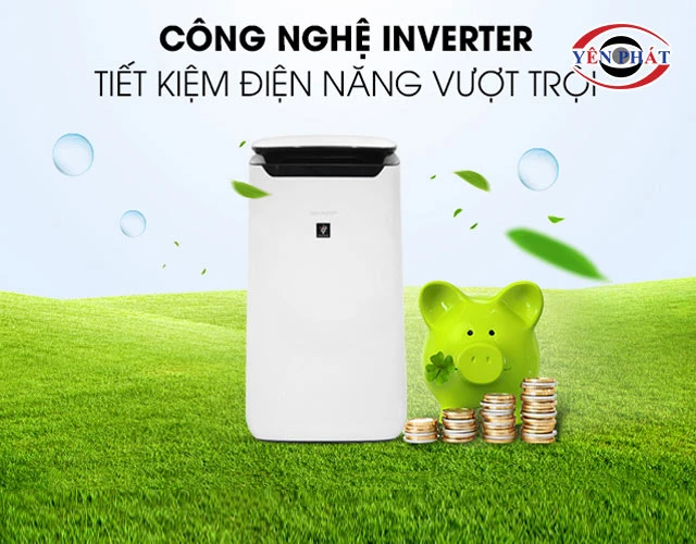 máy lọc không khí Sharp FP-J60E-W tiết kiệm điện