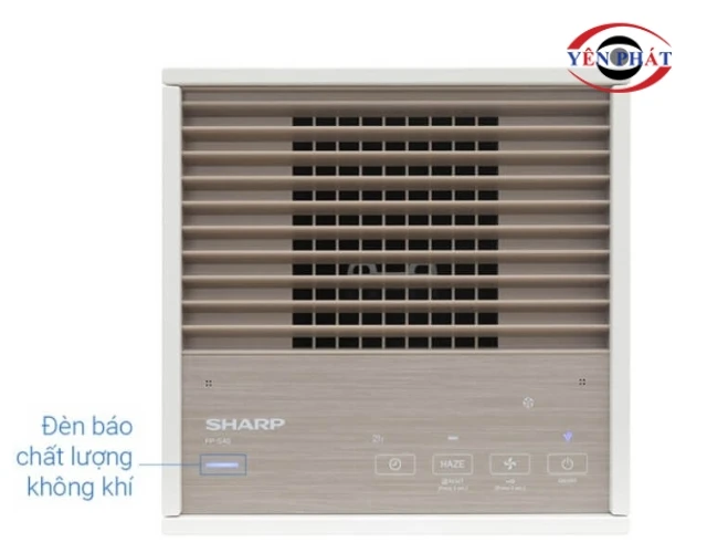 Bạn có thể theo dõi chất lượng không khí qua đèn báo trên bảng điều khiển