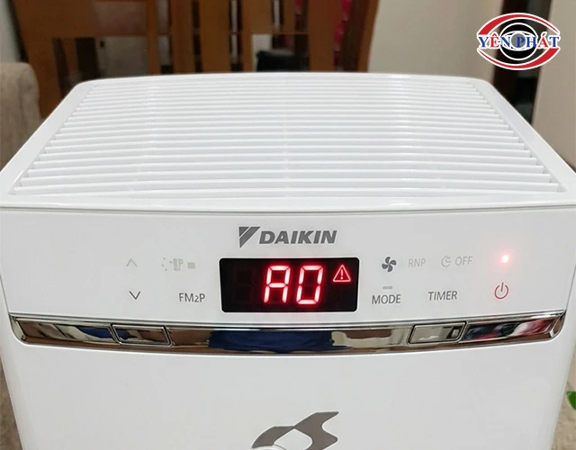 máy lọc không khí Daikin hiển thị lỗi A0