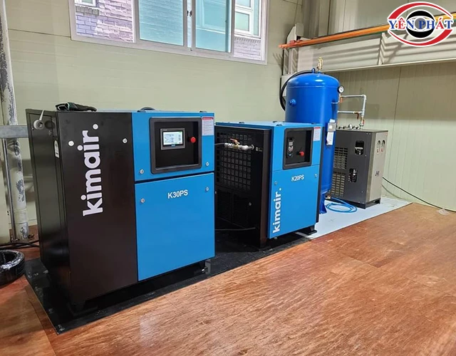 máy nén khí Hàn Quốc trục vít