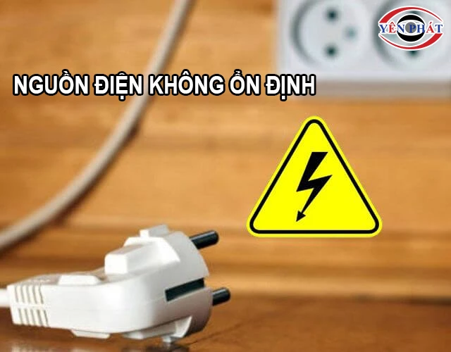 nguồn điện không ổn định