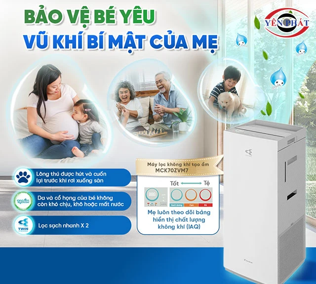 Daikin MCK70ZVM7-W 82W dành cho gia đình