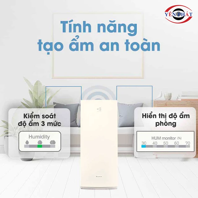 tính năng tạo ẩm của Daikin MCK70ZVM7-W 82W