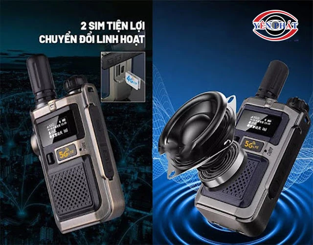 Bộ đàm 5G giao tiếp nhanh