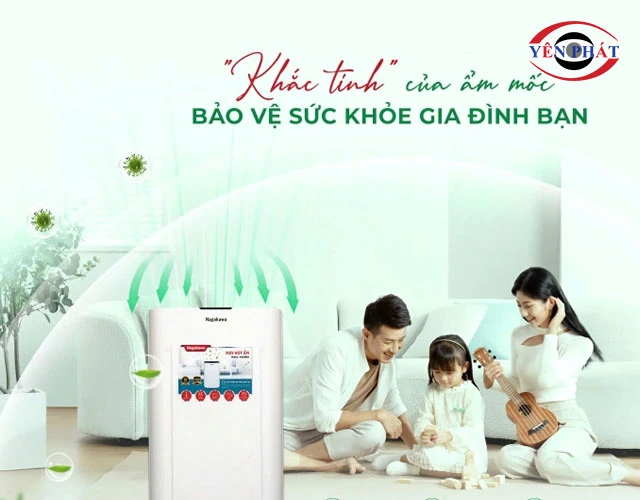 Máy hút ẩm 25L bảo vệ sức khỏe